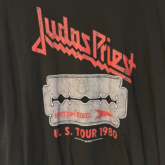 Black Judas Priest Graphic Tee - Picture 2 of 8